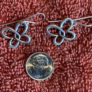 James Avery Butterly Shaped Dangle Earrings